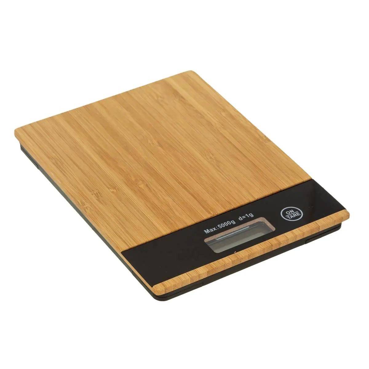 Balance Digitale "Bambou" 21cm Naturel