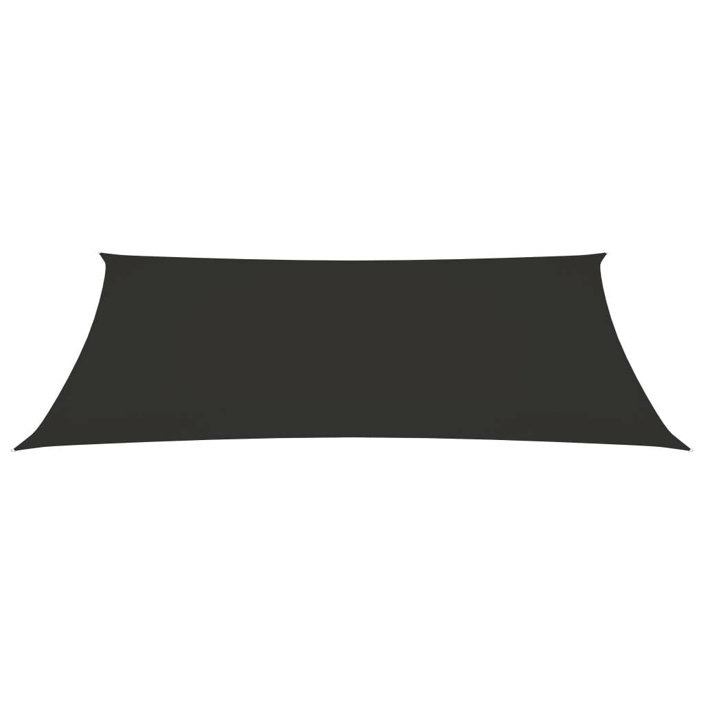 Helloshop26 - Voile toile d'ombrage parasol tissu oxford rectangulaire 2 x 4,5 m anthracite - Imagen 2