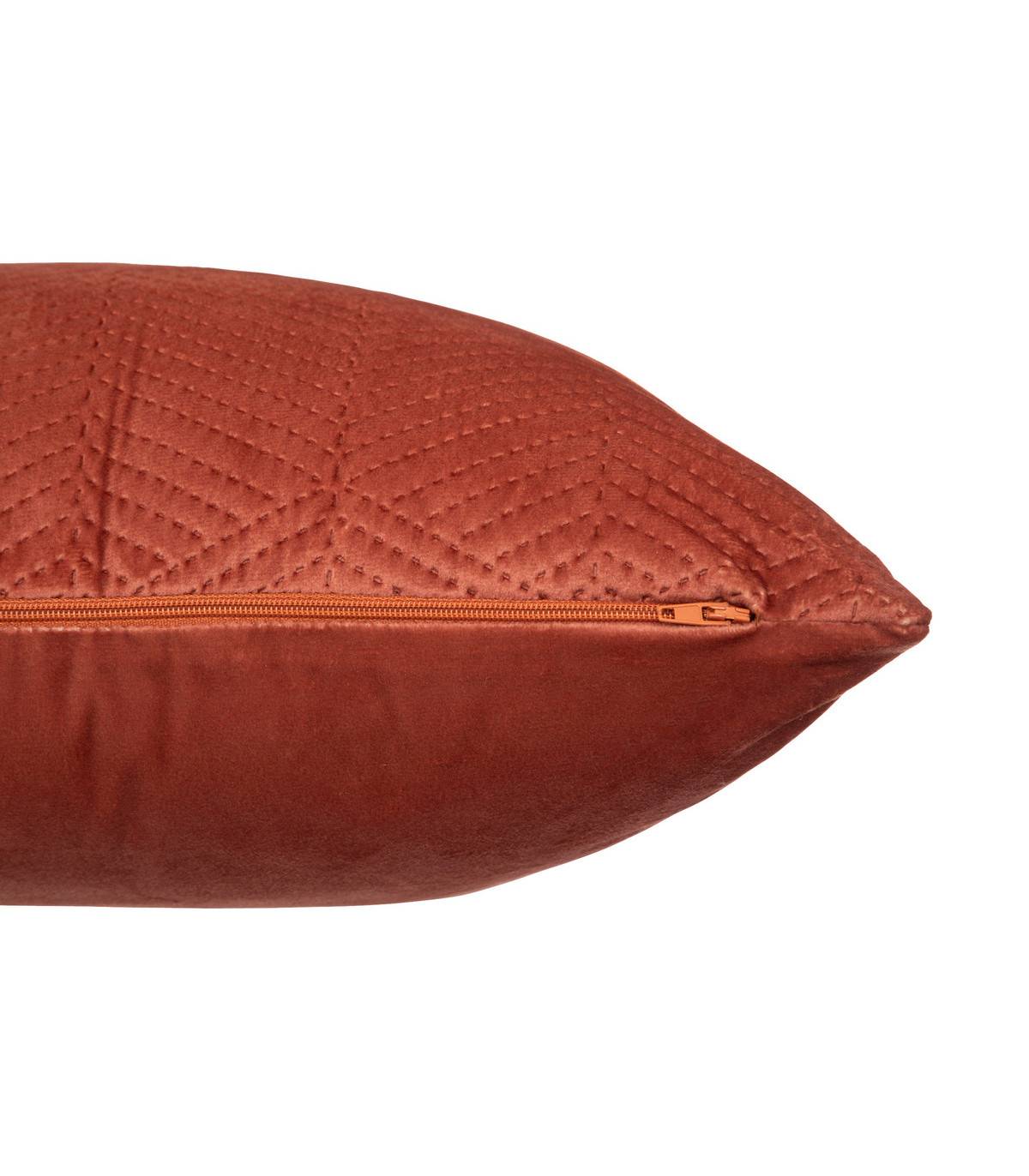 Coussin déhoussable Terracotta en Velours embossé 40 x 40 cm - Imagen 2