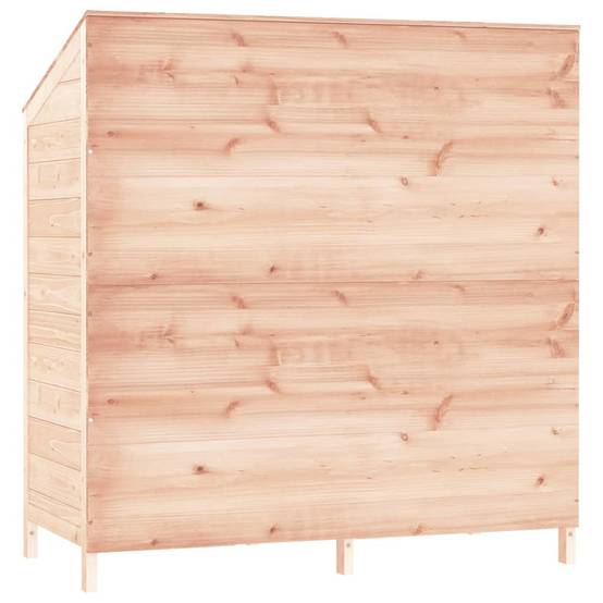 Abri de jardin 0.53m² - Cabane de jardin - Remise de jardin 102x52x112 cm Bois de sapin solide MAISON CHIC - Image 6
