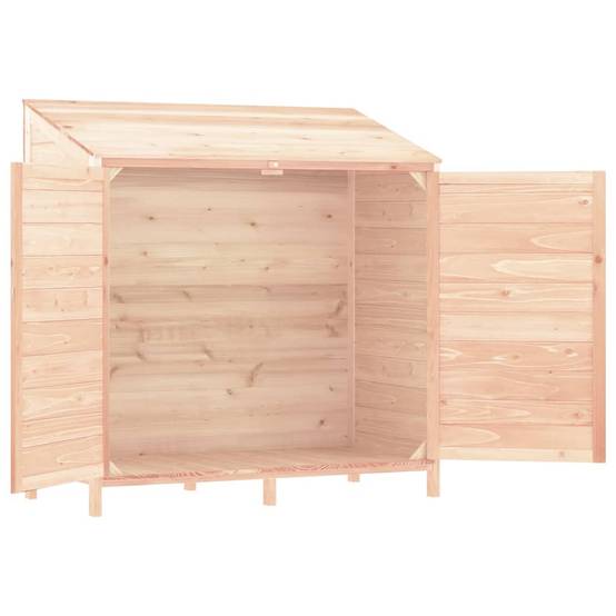 Abri de jardin 0.53m² - Cabane de jardin - Remise de jardin 102x52x112 cm Bois de sapin solide MAISON CHIC - Image 4