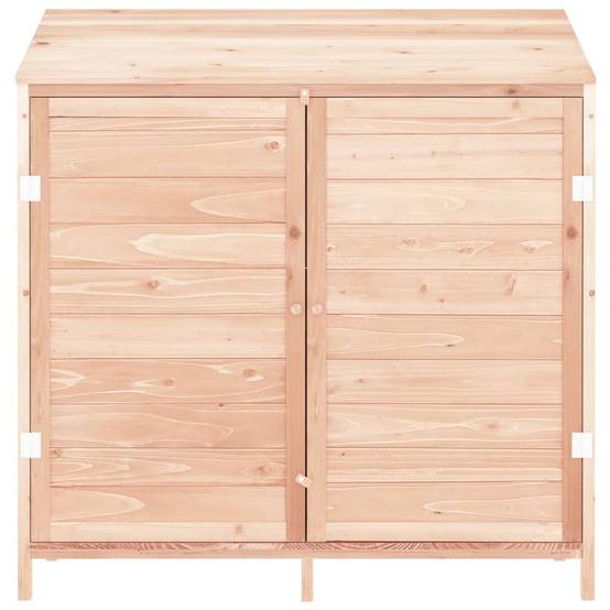 Abri de jardin 0.53m² - Cabane de jardin - Remise de jardin 102x52x112 cm Bois de sapin solide MAISON CHIC - Image 3