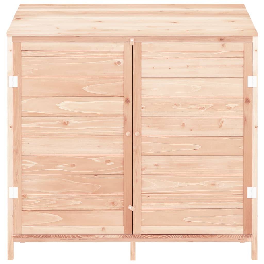 Abri de jardin 0.53m² - Cabane de jardin - Remise de jardin 102x52x112 cm Bois de sapin solide MAISON CHIC - Image 3