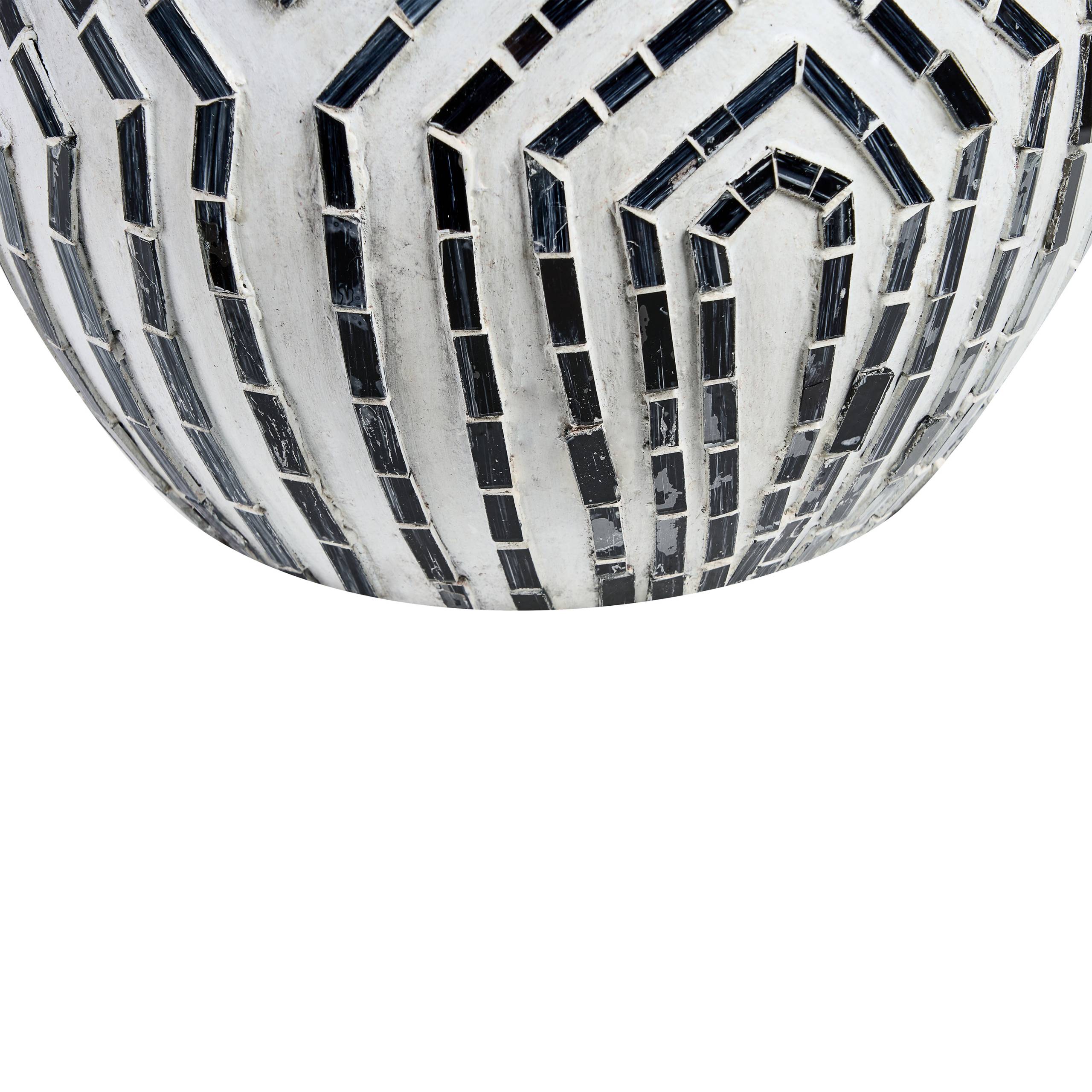 Beliani - Vase décoratif Terre cuite Blanc OMBILIN - 38x38x50- Beliani - Image 6