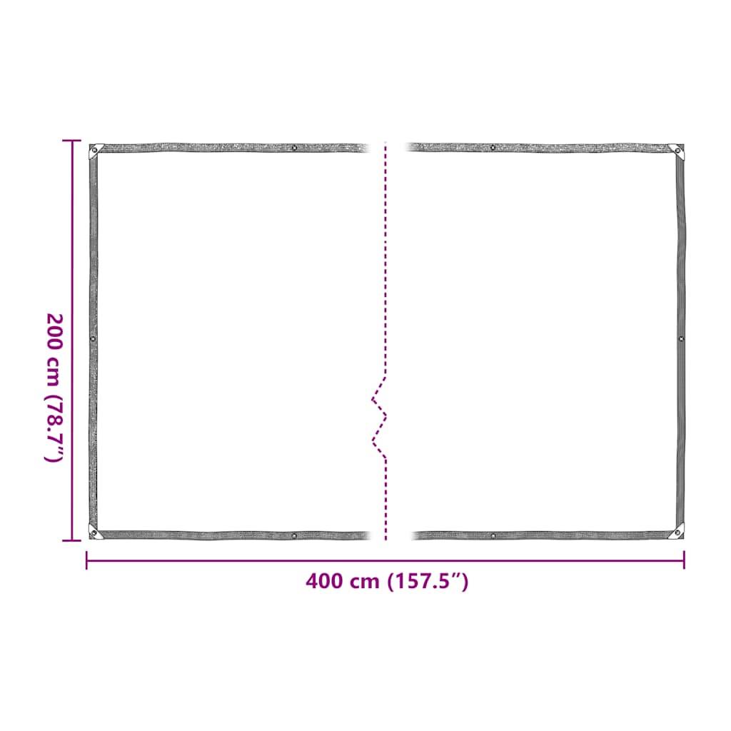 Vidaxl - Housse de protection plantes avec œillets 2x4 m polyéthylène vidaXL 3308701 - Image 3