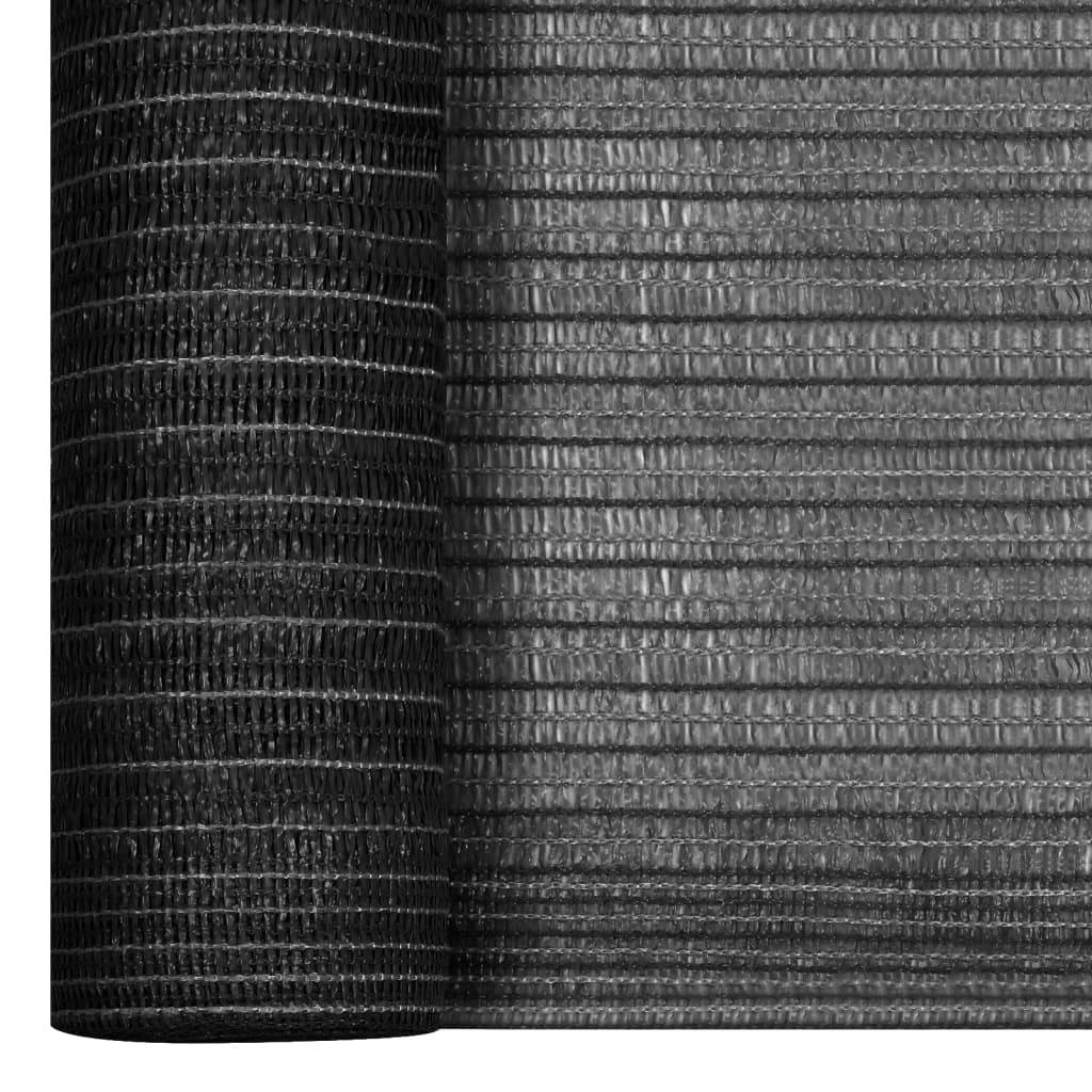 Helloshop26 - Filet brise-vue 1,5x25 m PEHD 175 g/m² anthracite - Imagen 2