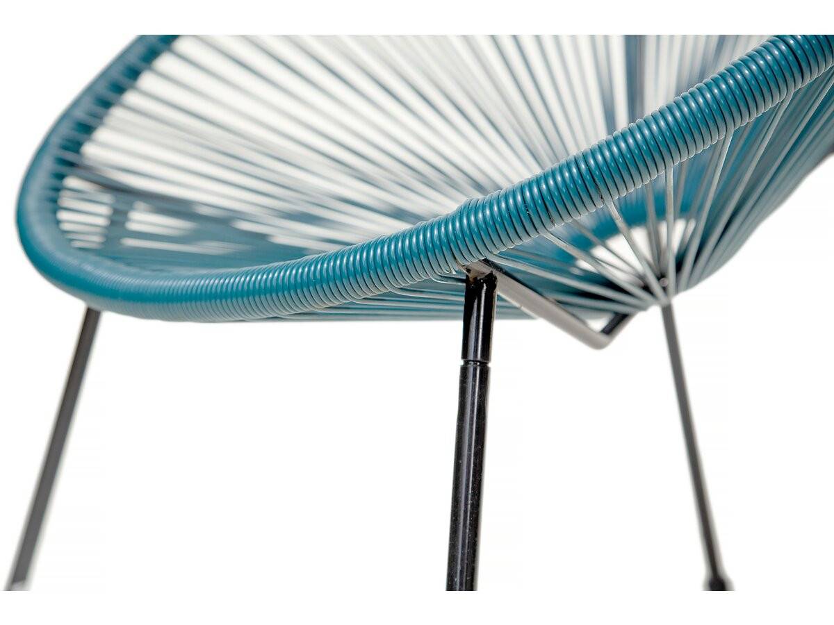 Lot De 2 Fauteuils De Jardin "ania" - Bleu Foncé -habitat Et Jardin - Imagen 4