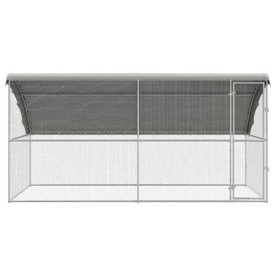 Enclos à poules 4x2m acier galvanisé parc grillagé sécurisé pour jardin – ComfortXL Outdoor Living - Image 4