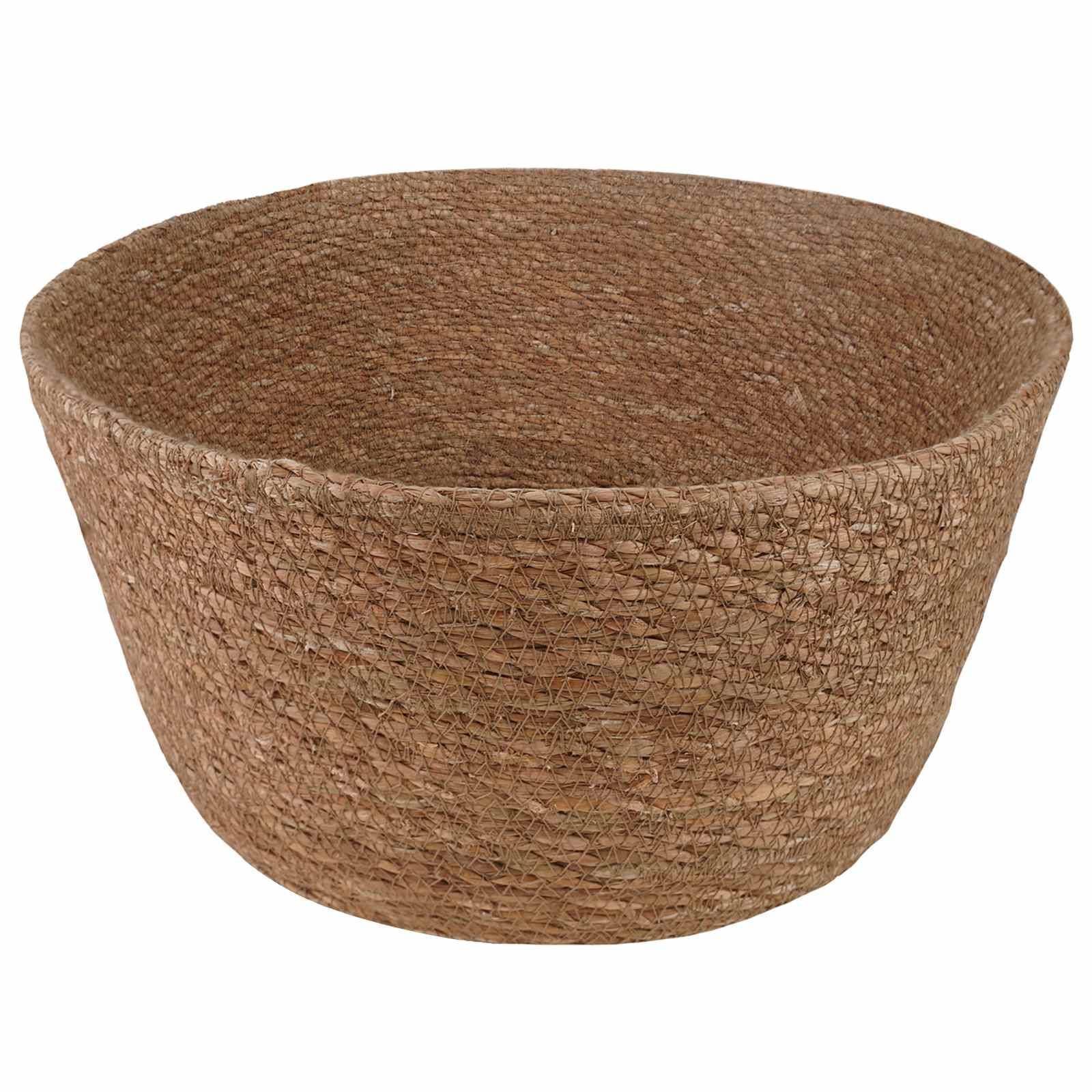 Pot de fleurs herbe marine naturel 22 x 22 x 20 cm - PANGIVO - Image 2