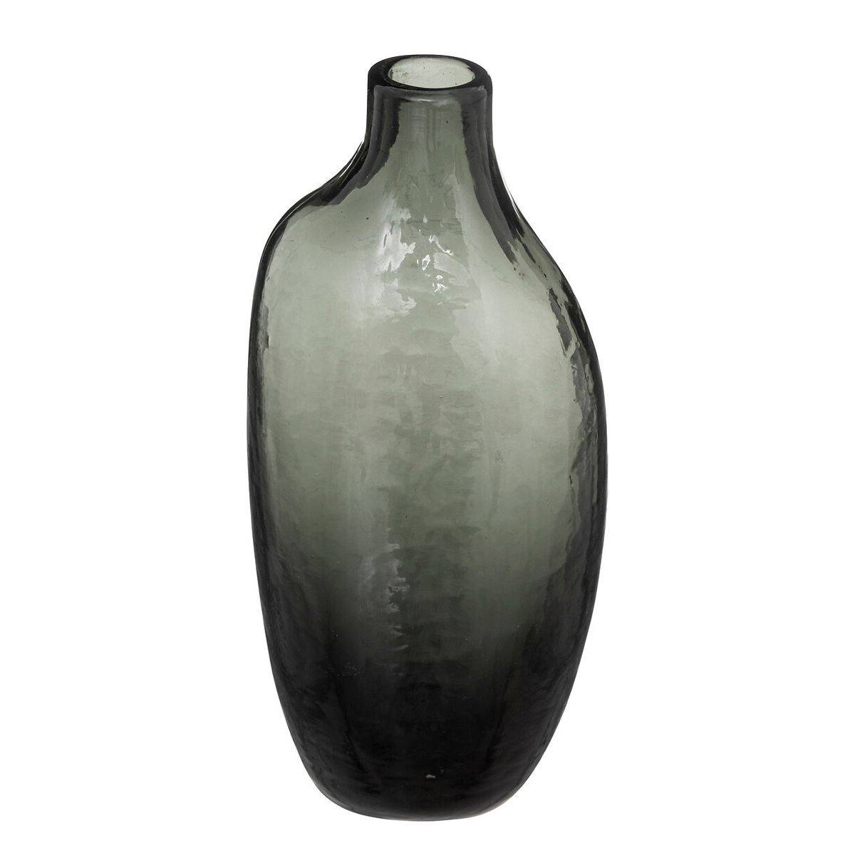 Atmosphera - Soliflore en Verre Design "Irrégulier" 19cm Gris - Image 1