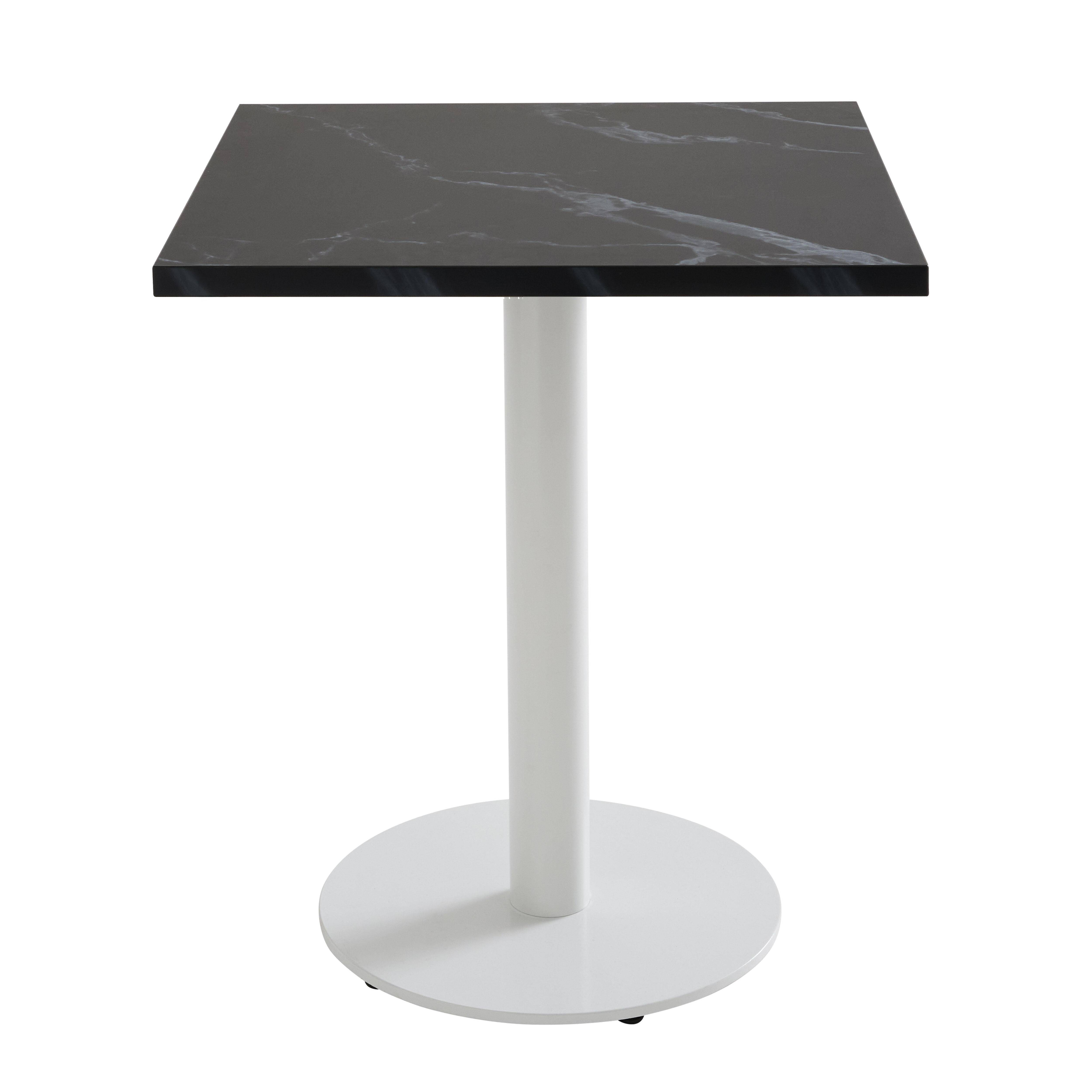 Plateau de table carré 60 x 60 cm en aluminium