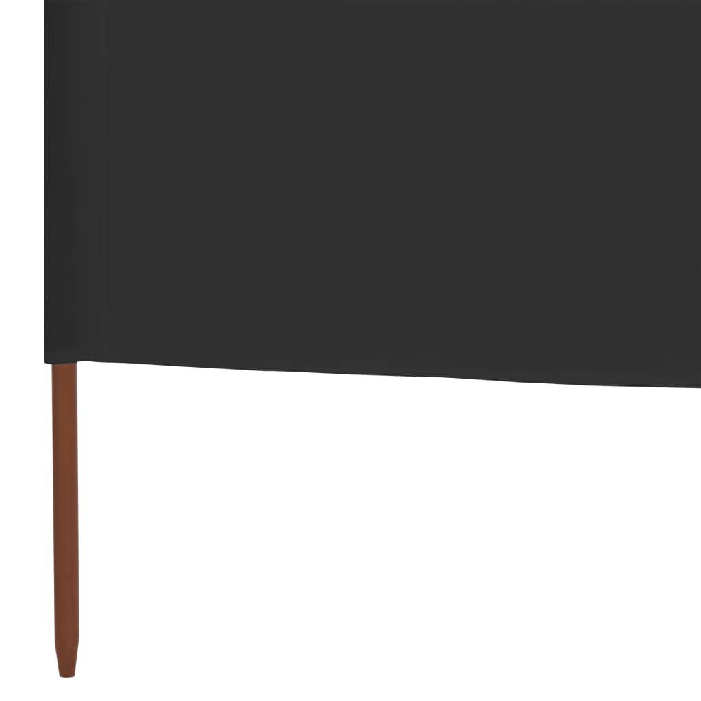 Helloshop26 - Brises-vue paravent 3 panneaux tissu 400 x 120 anthracite - Imagen 5
