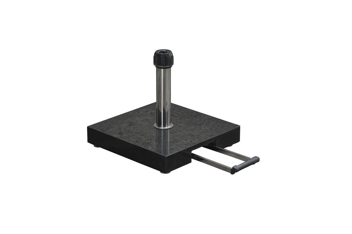 Pied de parasol en granit Einstein - 40 kg - anthracite royal - Image 1