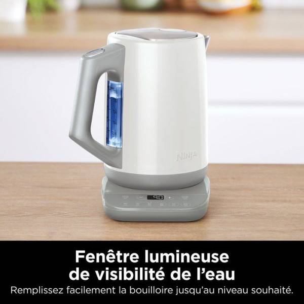 Bouilloire Electrique  NINJA - 1,7L - Affichage LED - Contrôle de la température Blanche - Image 5