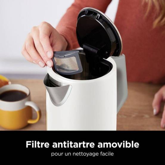Bouilloire Electrique NINJA - 1,7L - Affichage LED - Contrôle de la température Blanche - Image 2