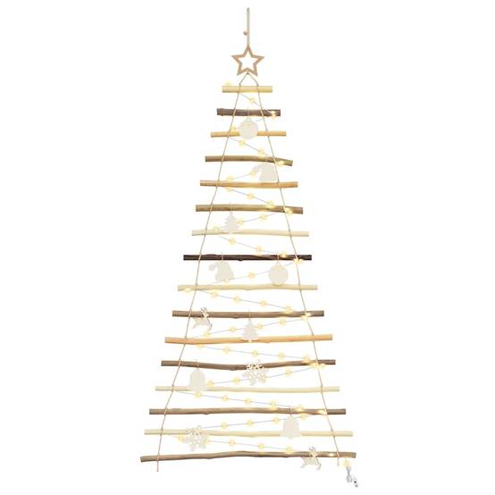 ComfortXL - Sapin de Noël Mural en Frêne Massif Lumineux LED pour Fêtes Intérieur/Extérieur 120 cm – ComfortXL Outdoor Living - Image 2