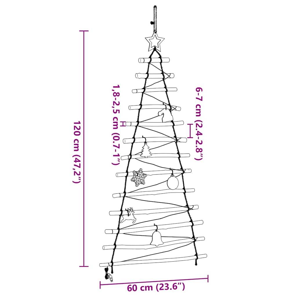 ComfortXL - Sapin de Noël Mural en Frêne Massif Lumineux LED pour Fêtes Intérieur/Extérieur 120 cm – ComfortXL Outdoor Living - Image 8
