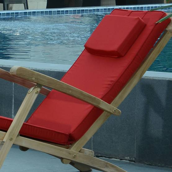 Matelas Rouge pour Chaise longue - TECK'Attitude - Imagen 5