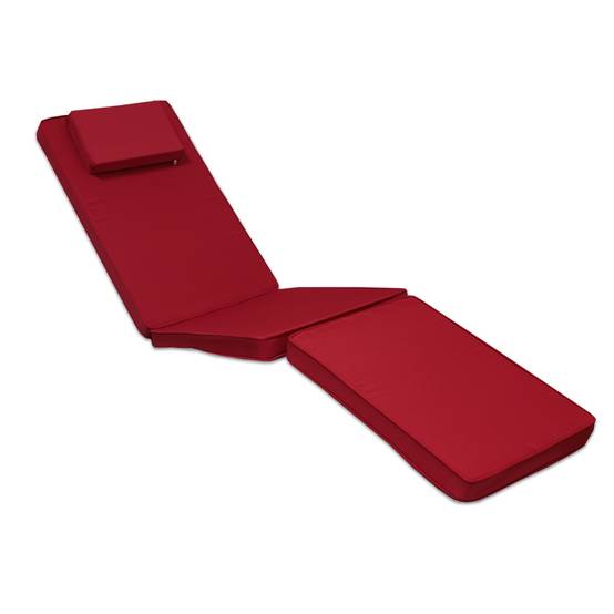 Matelas Rouge pour Chaise longue - TECK'Attitude - Imagen 1