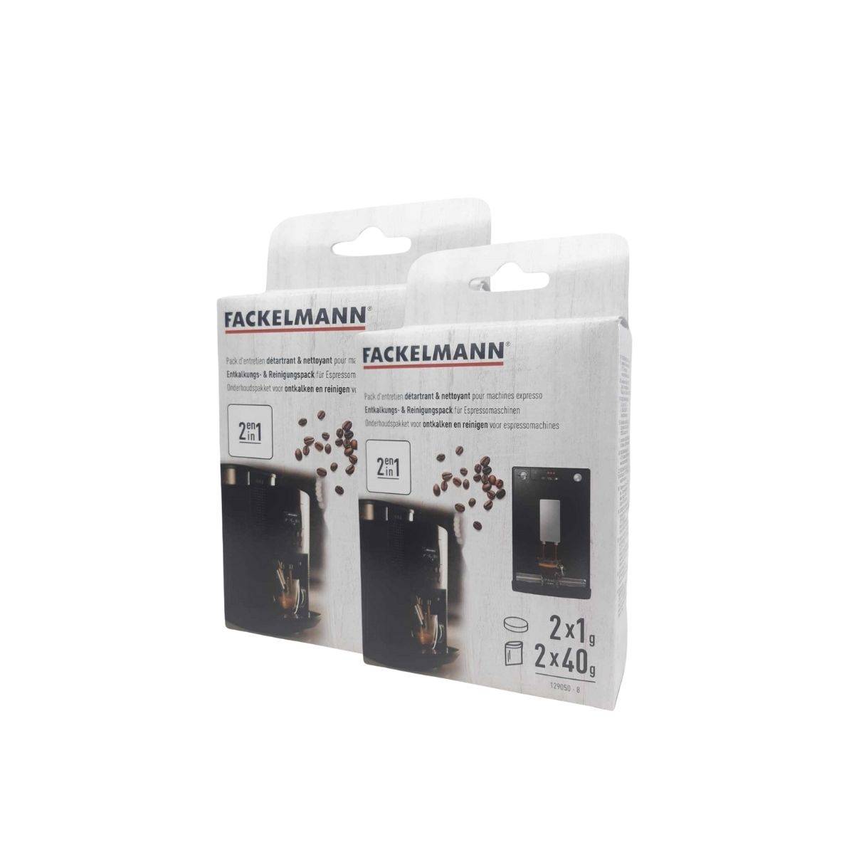 Lot de 2 détartrants pour machine expresso Fackelmann Petit déjeuner - Image 1