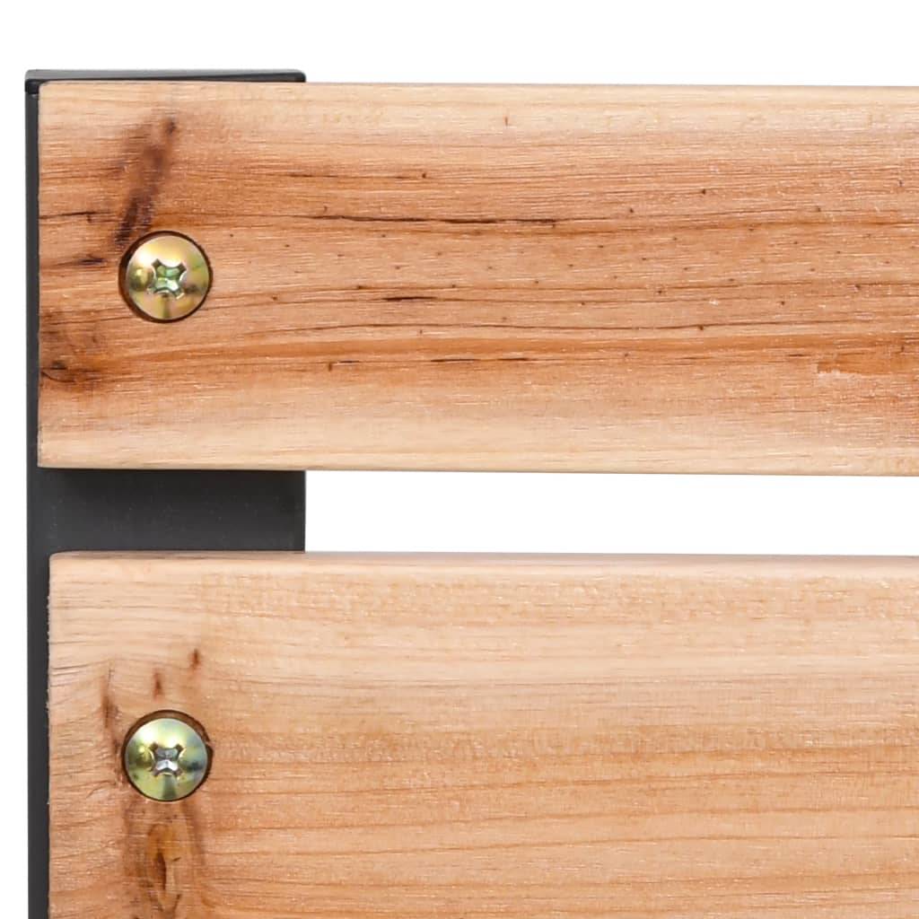 Maison Chic - Banc de jardin - Banc d'extérieur - Banquette 120 cm Bois et fer - Imagen 6
