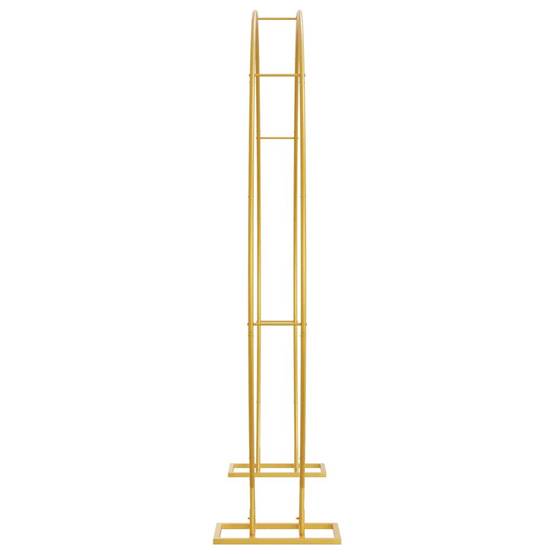 Arche de cérémonie dorée en acier pour mariage jardin design minimaliste 220cm - ComfortXL Outdoor Living - Image 6