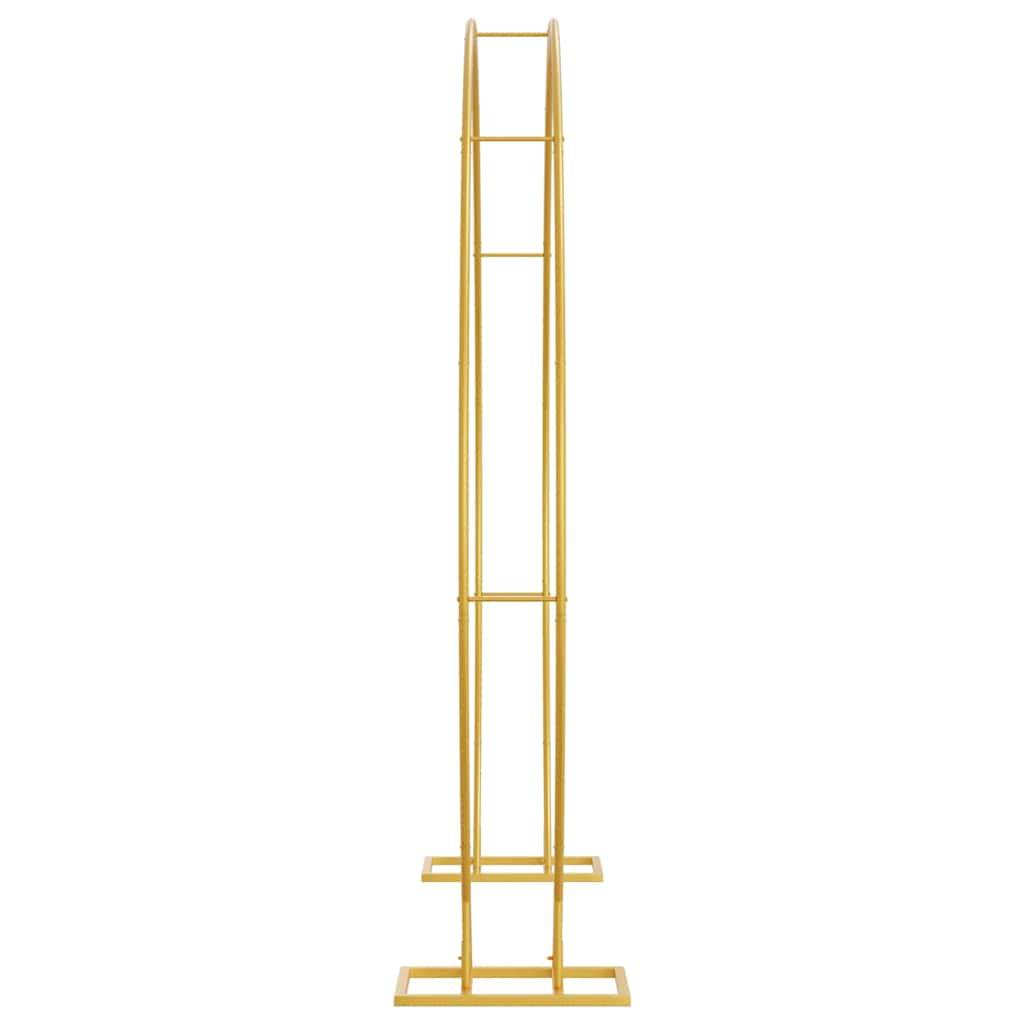 Arche de cérémonie dorée en acier pour mariage jardin design minimaliste 220cm - ComfortXL Outdoor Living - Image 6