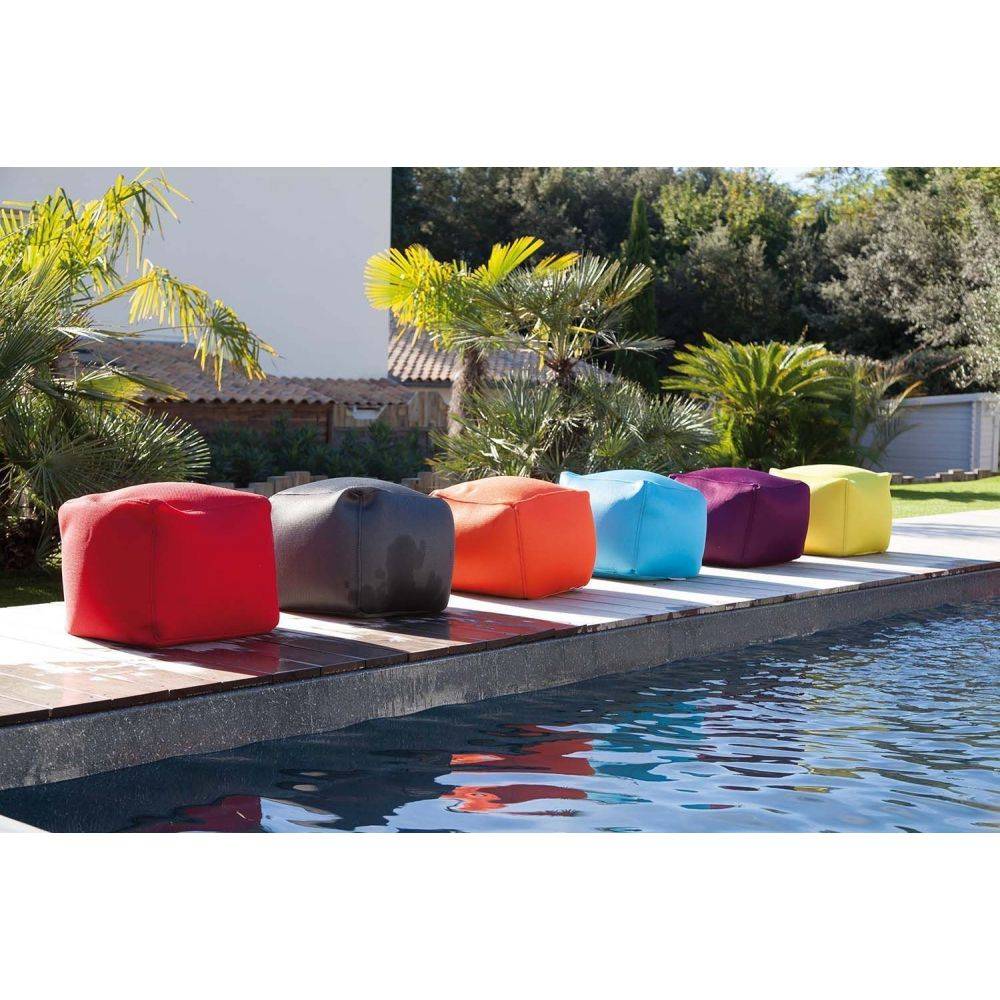 Proloisirs - Pouf de piscine Big Bag 40 cm Aubergine - Imagen 2