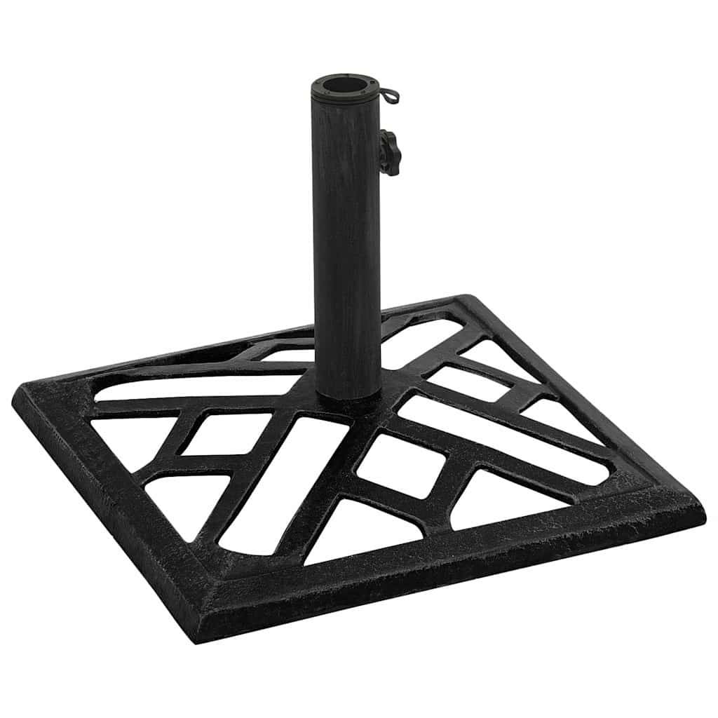 Vidaxl - Socle de parasol Noir 44x44x31 cm Fonte vidaXL 317763 - Image 2