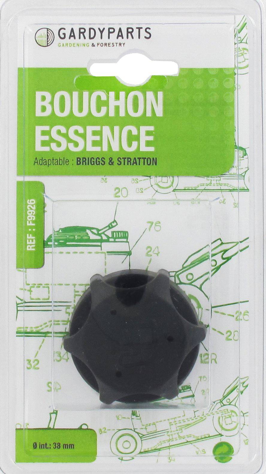 Centrale Brico - Tapón de depósito adaptable BRIGGS & STRATTON modelos 3,5 y 3,75 ch Central Brico