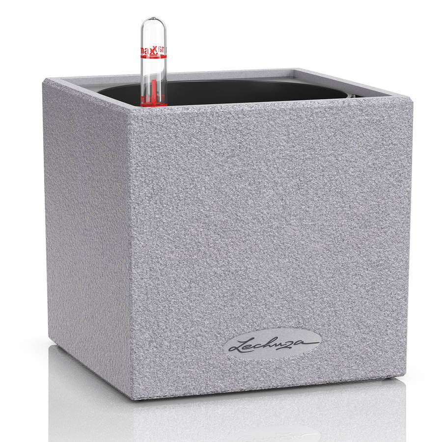 Lechuza - Canto Stone 14 - 14x14x14 cm - Kit Complet, gris pierre Lechuza - Imagen 1