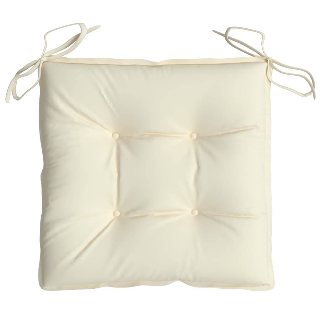 PANGIVO - Coussins de chaise tissu oxford blanc crème 50 x 50 x 7 cm, poids:4.85kg - PANGIVO - Image 6