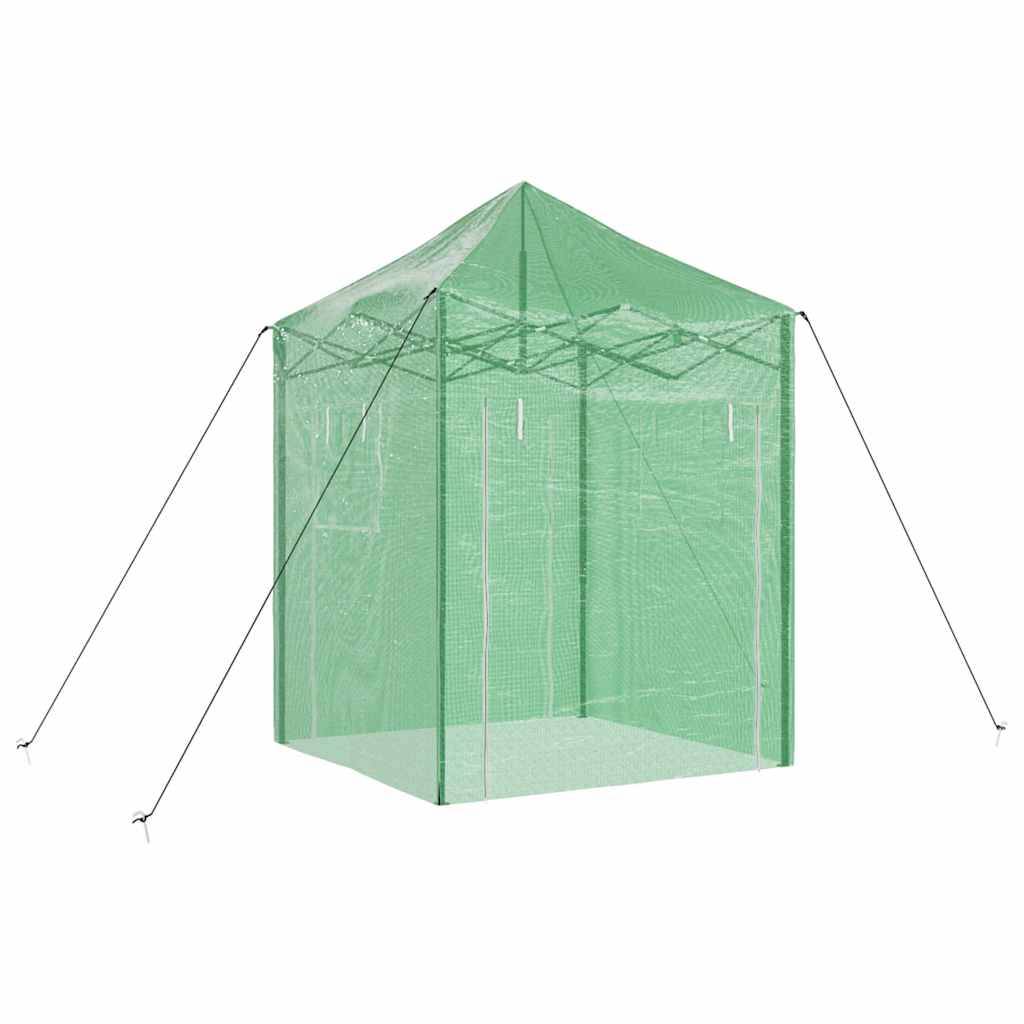 PANGIVO - Serre de jardin fer vert 200 x 200 x 300 cm - PANGIVO - Image 4