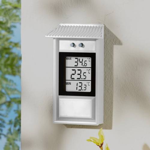 Inovalley - Thermomètre électronique MINI-MAXI blanc - Image 1