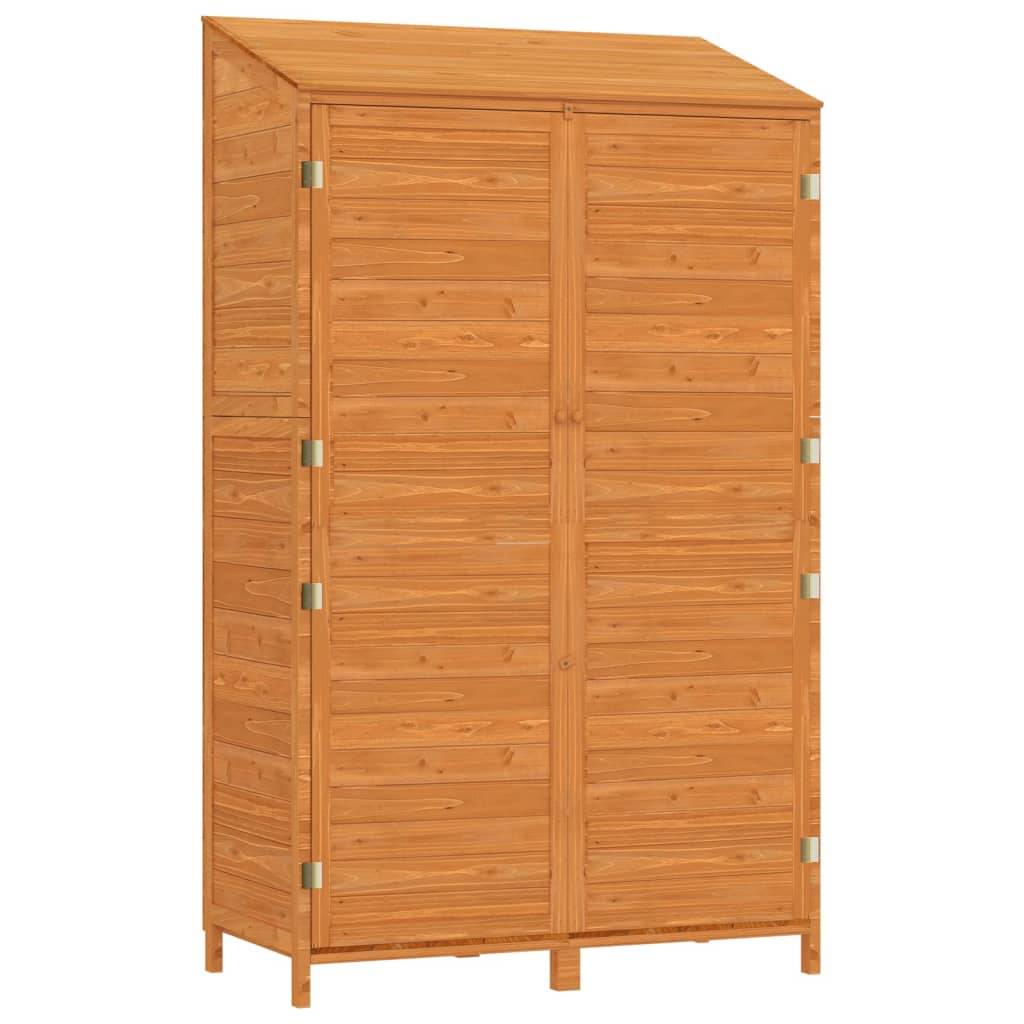 Vidaxl - Remise de jardin Marron 102x52x174,5 cm Bois de sapin solide vidaXL 152193 - Image 2