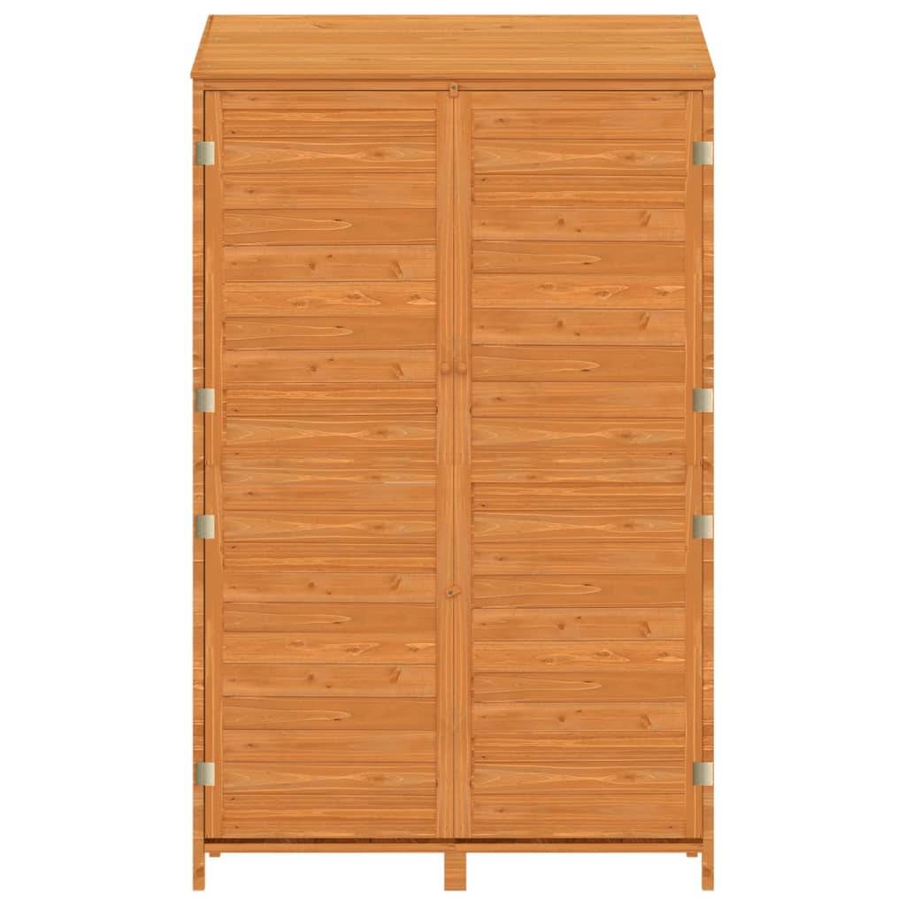 Vidaxl - Remise de jardin Marron 102x52x174,5 cm Bois de sapin solide vidaXL 152193 - Image 5