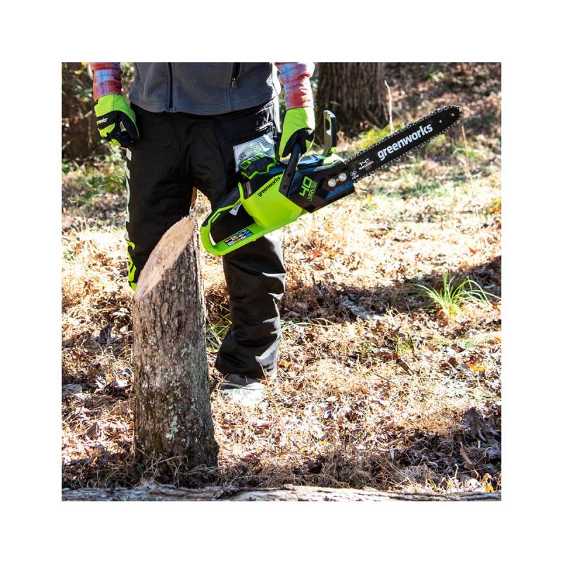 Greenworks - Tronçonneuse Brushless 35cm 40V GREENWORKS - Batterie 4.0 Ah - Chargeur - GD40CS15K4 - Image 3