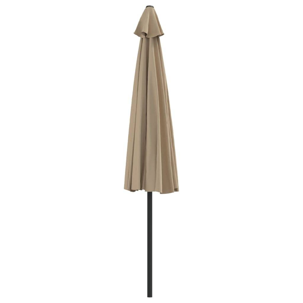 PANGIVO - Demi-parasol aluminium taupe 300 x 155 x 223 cm - PANGIVO - Image 5