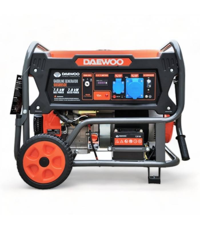 Groupe électrogène à essence 7500W, 230V démarrage électrique - DAEWOO GDS8950E - Image 2