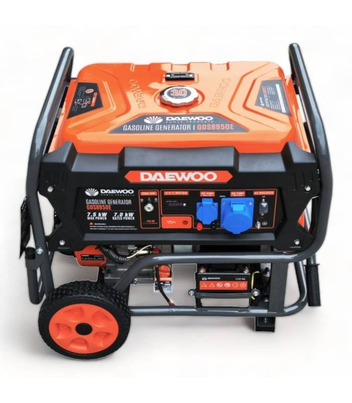 Groupe électrogène à essence 7500W, 230V démarrage électrique - DAEWOO GDS8950E - Image 4