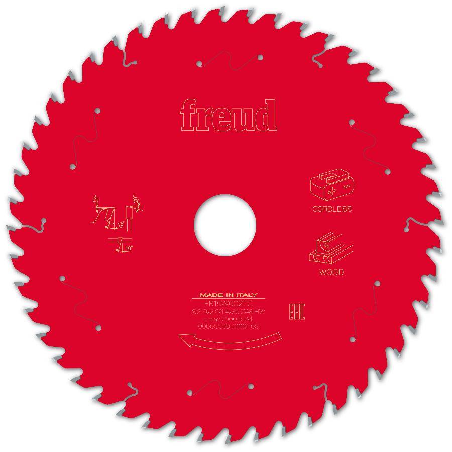 Lame pour scie circulaire portative sans fil FREUD - Ø210 1,7/1,2 AL30 Z48 BA 15° - F03FS10069 -FR15W002TC - Imagen 2