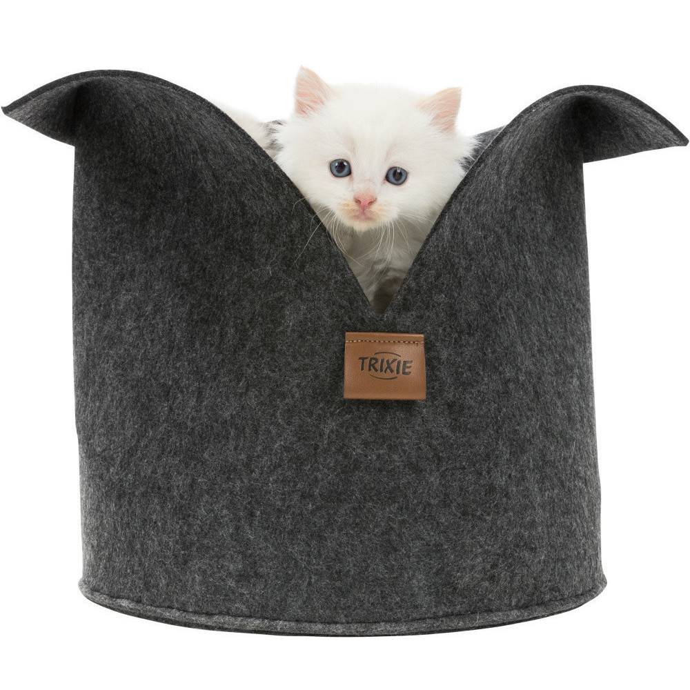 Trixie - Lit Luise en feutre (polyester) Dimensions: ø 40 cm pour chat - Imagen 4