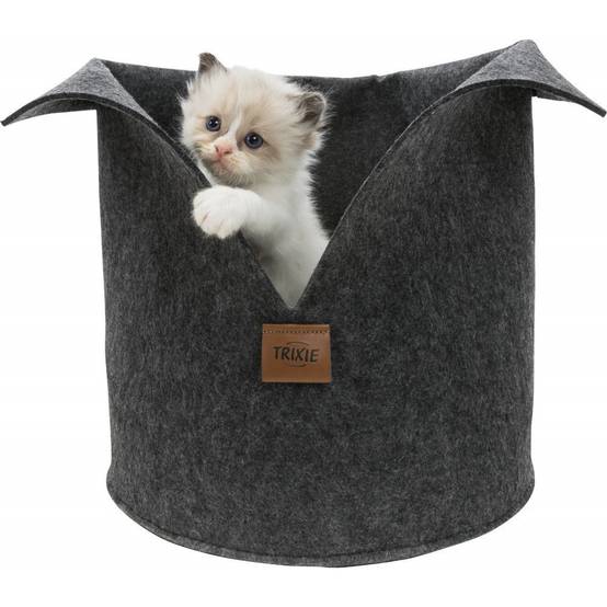 Trixie - Lit Luise en feutre (polyester) Dimensions: ø 40 cm pour chat - Image 1