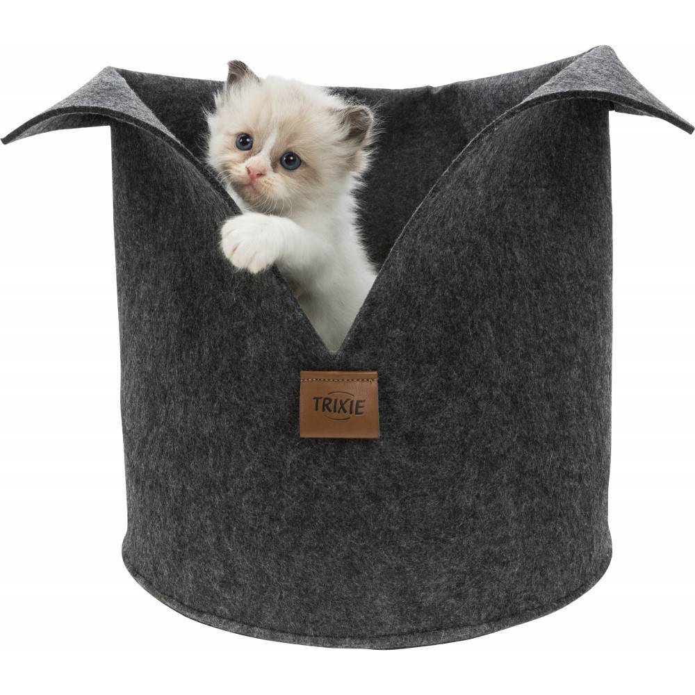 Trixie - Lit Luise en feutre (polyester) Dimensions: ø 40 cm pour chat - Imagen 1