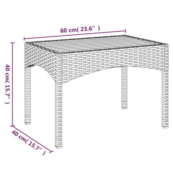 Bistro de jardin 3 pcs résine tressée avec chaises inclinables Gris – ComfortXL Outdoor Living - Image 7