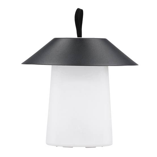 Paris Prix - Lampe à Poser d'Extérieur LED "Rubu" 26cm Noir - Image 1