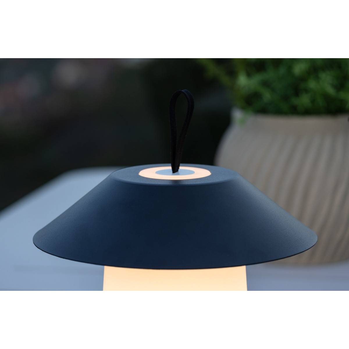 Paris Prix - Lampe à Poser d'Extérieur LED "Rubu" 26cm Noir - Image 3