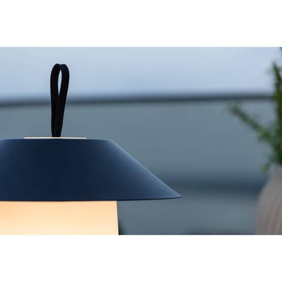 Paris Prix - Lampe à Poser d'Extérieur LED "Rubu" 26cm Noir - Image 4