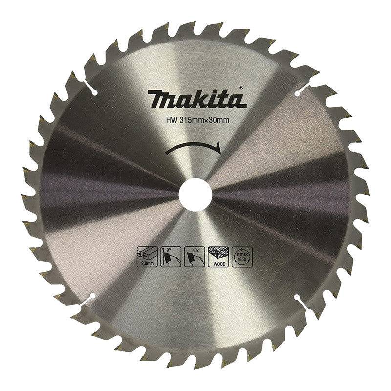 Makita - Lame carbure ''Standard'' MAKITA JM27170005 pour bois, pour scie sur table 2712, 315x30x40 Dents Makita