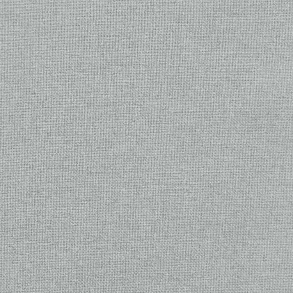 Coussins de chaise à dossier bas polyester gris clair mélangé 100 x 50 x 7 cm, poids:8.6kg - PANGIVO - Image 8